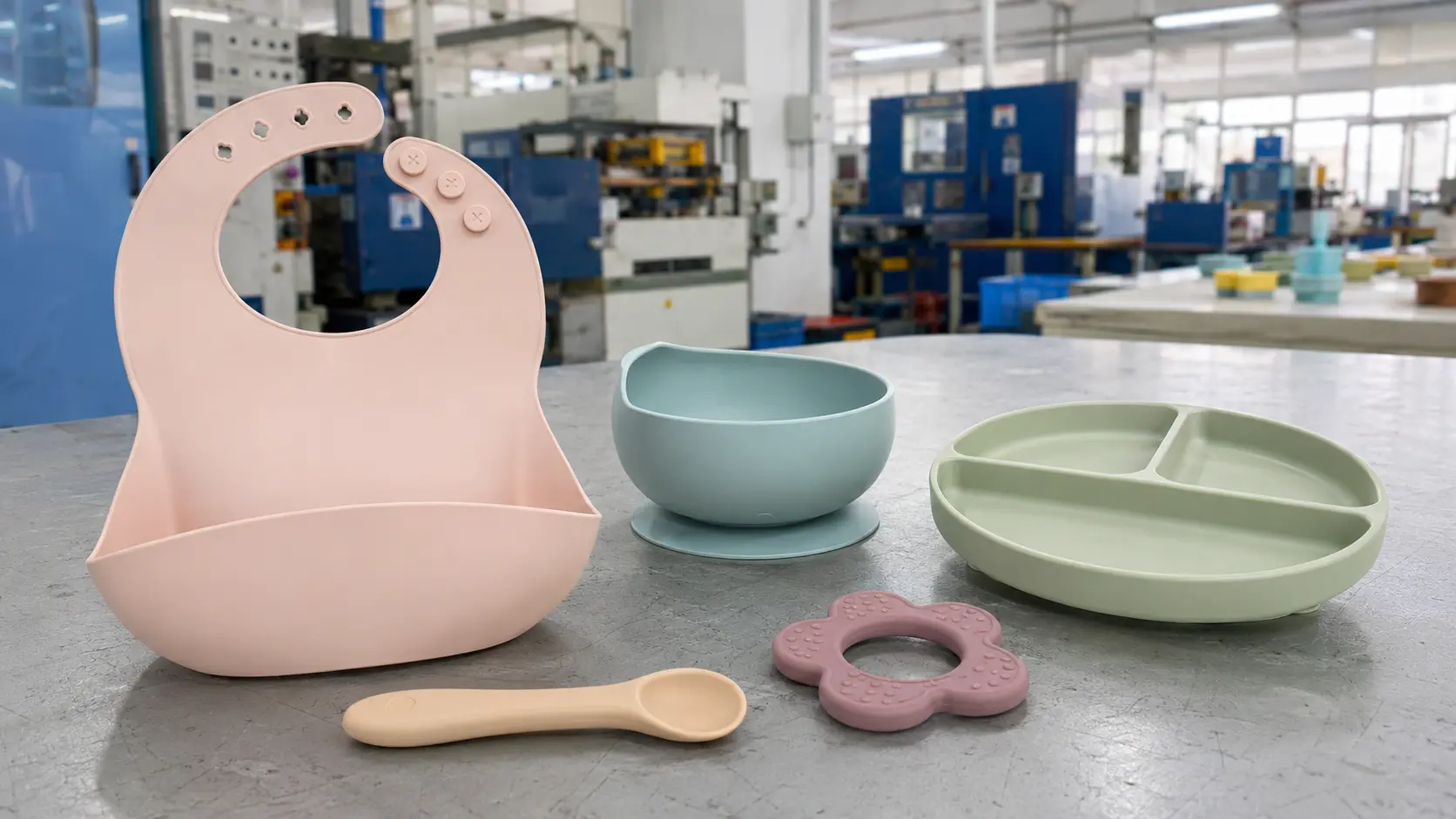 Refined baby and kids silicone product close-up