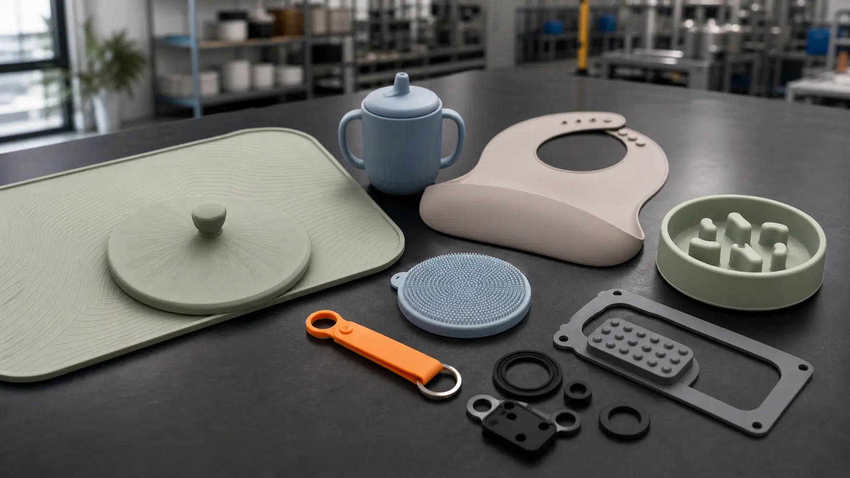 Real silicone product market samples
