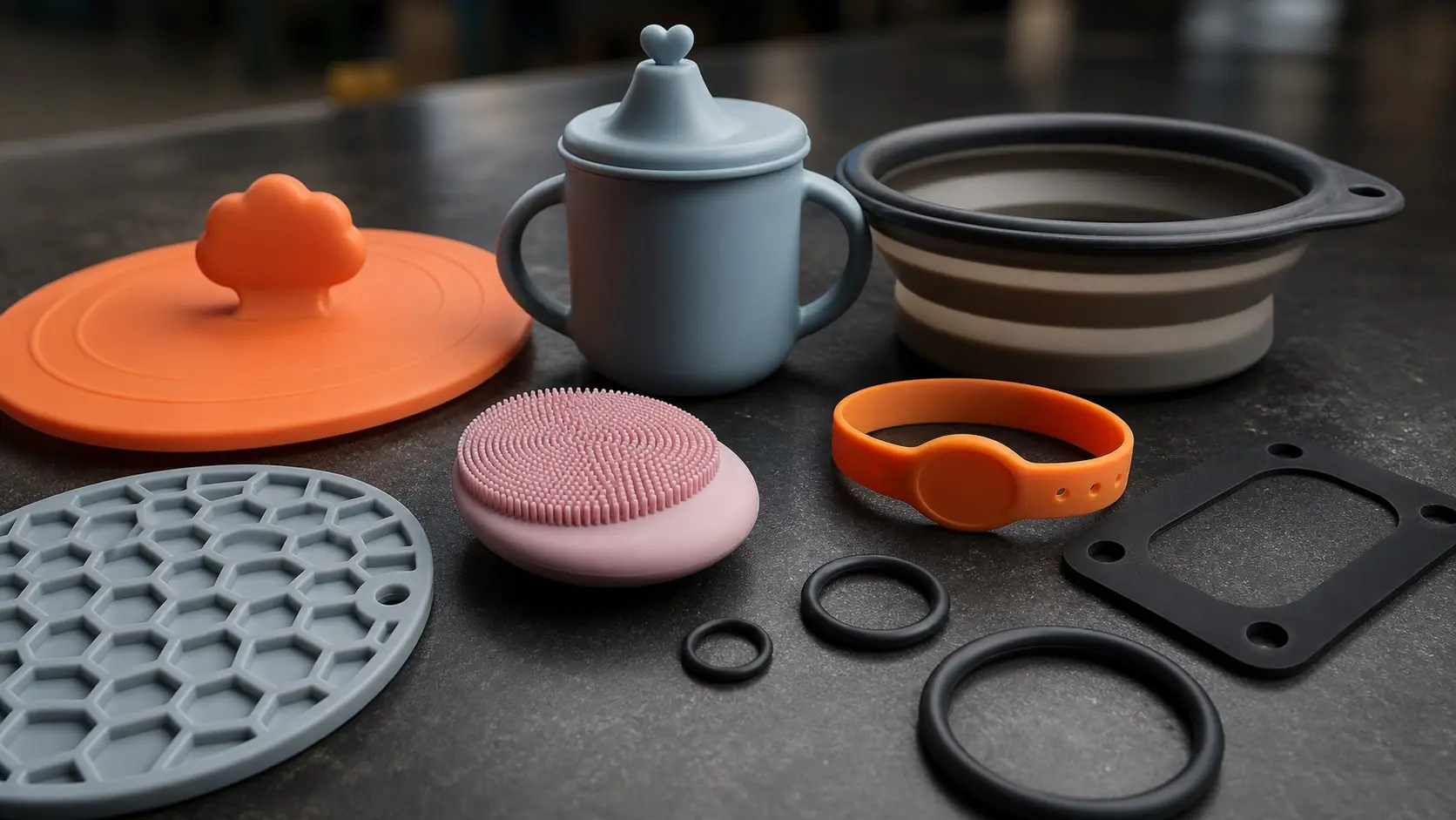 Refined silicone product close-up