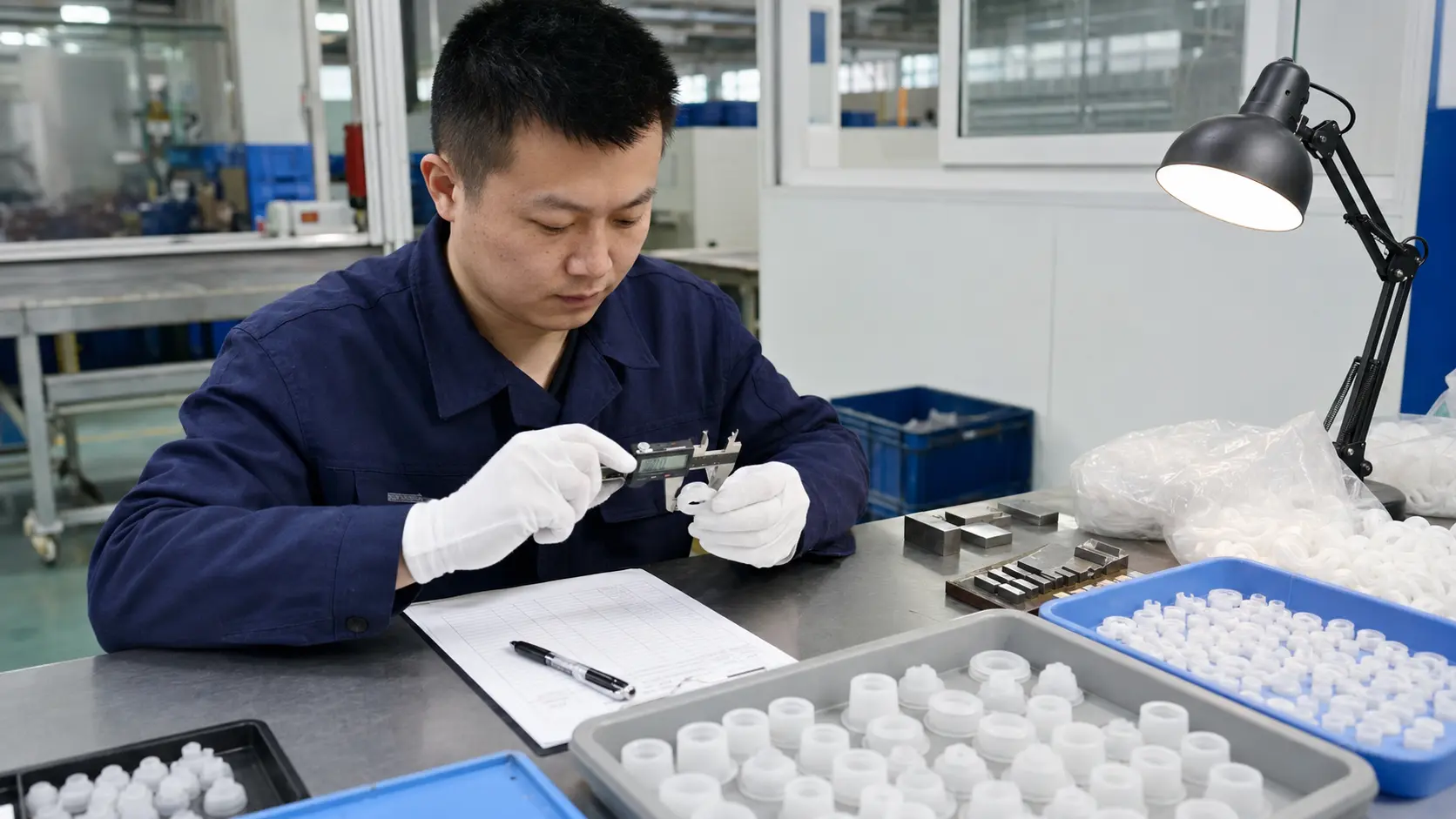 silicone quality control workstation